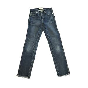 madewell slim straight jeans denim pants 25x28